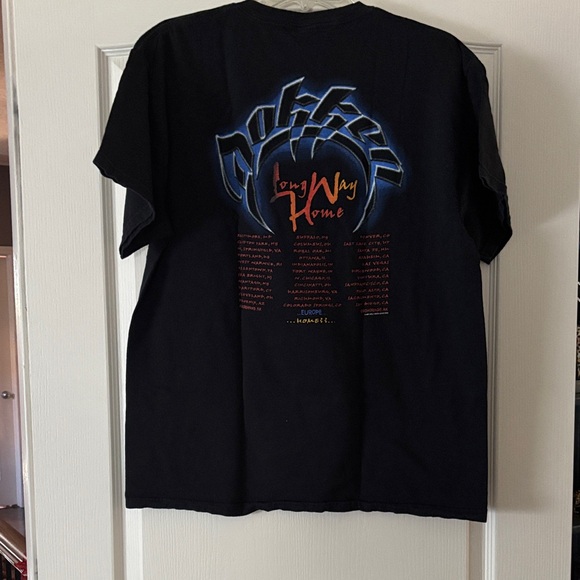 Vintage Dokken 2002 tour Black Rock Band Tee - Picture 2 of 3